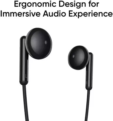 realme Buds Classic RMA2001 Wired Earphones with HD Microphone Wired Headset realme Buds Classic RMA2001 Wired Earphones with HD Microphone Wired Headset